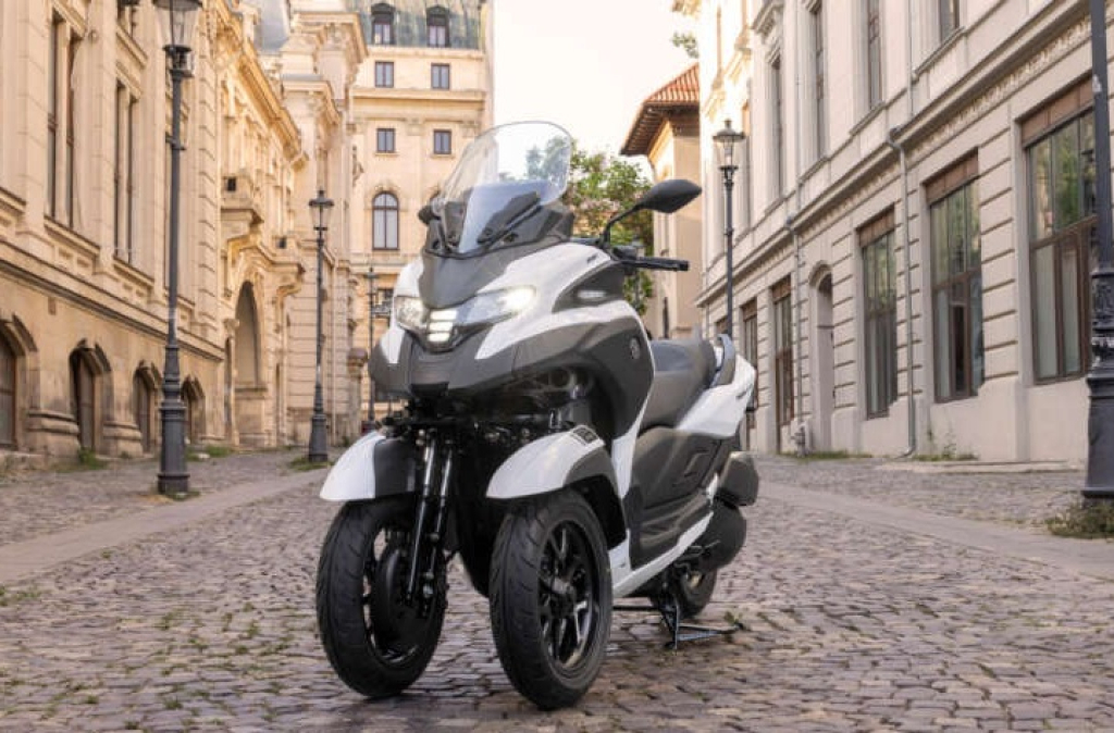 Yamaha Tricity 300 terbaru dengan dilengkapi airbag. SP/ JKT