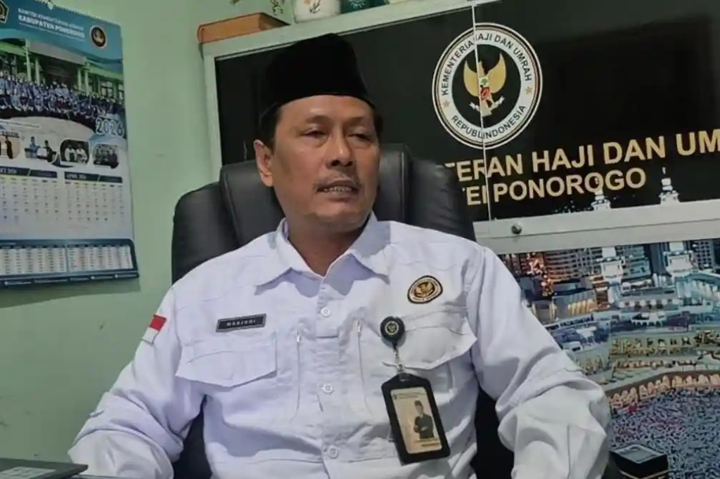 Pelaksana Tugas Kepala Kantor Kementerian Haji dan Umrah Kabupaten Pacitan Marjuni. SP/ PCT