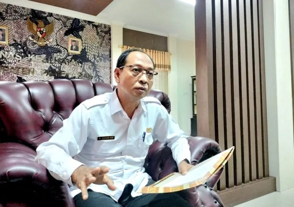 Kepala Dinas Kesehatan Kabupaten Pamekasan Saifuddin. SP/PMK