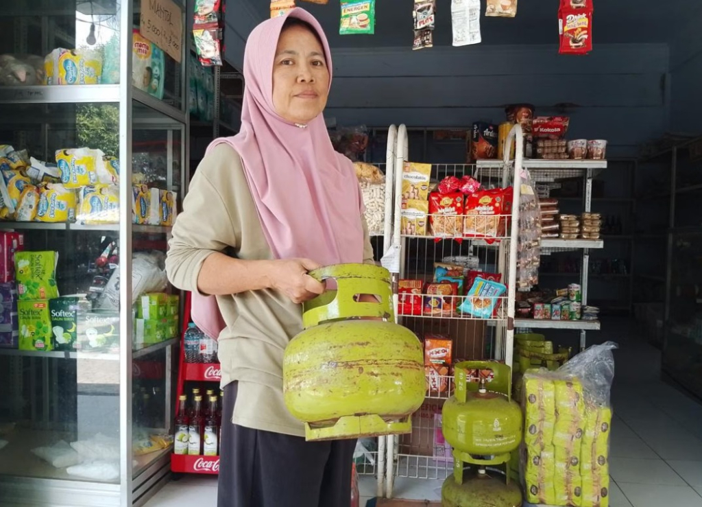 Ilustrasi. Pendistribusian gas elpiji 3 kg di wilayah Magetan, Jawa Timur. SP/ MGT