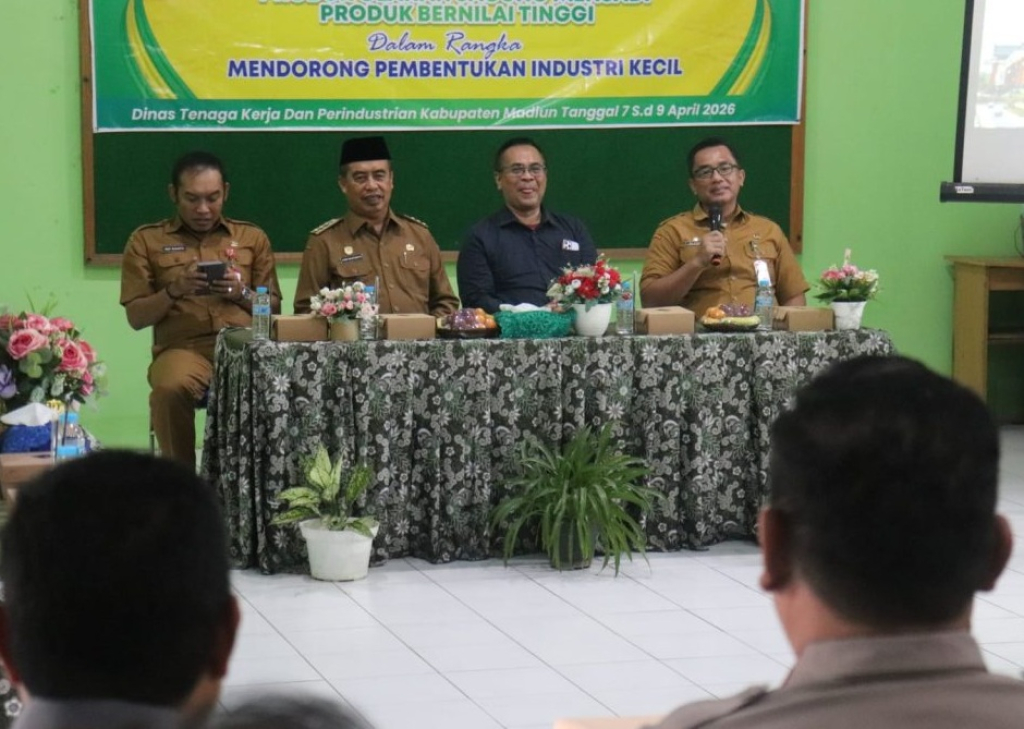 Dalam rangka meningkatkan sektor ekonomi masyarakat di wilayah Kabupaten Madiun, Jawa Timur. SP/ MDN