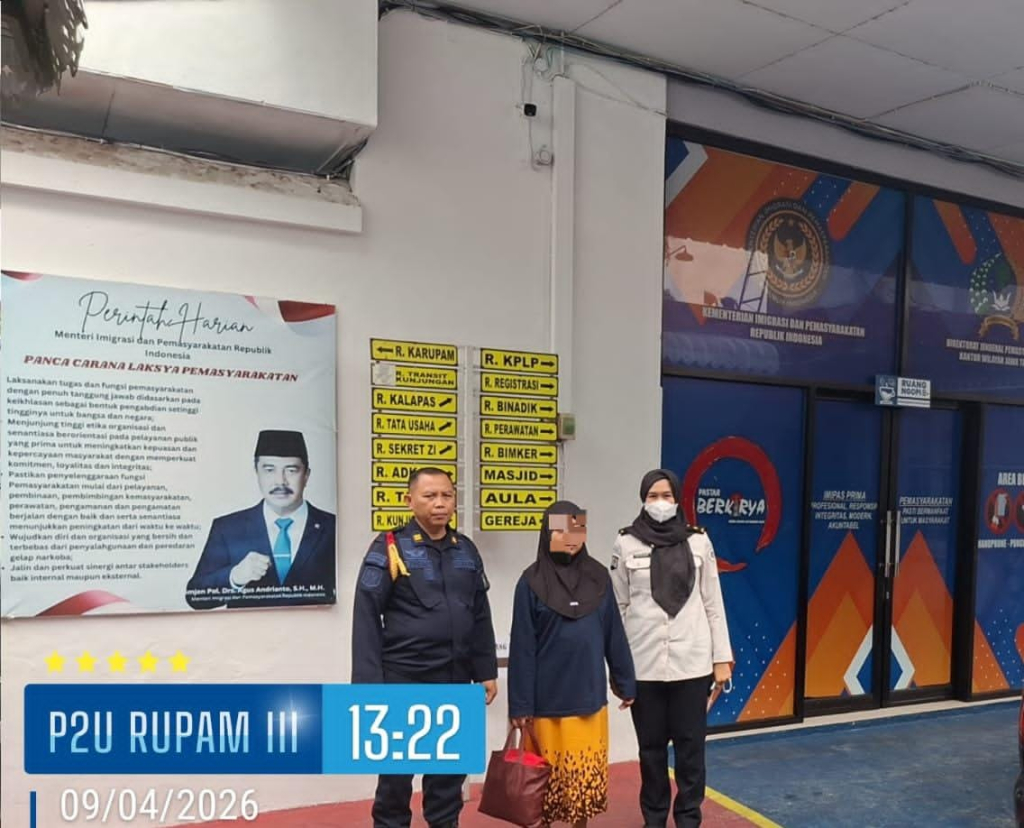Seorang warga binaan perempuan di Lapas Kelas IIB Blitar melahirkan bayi perempuan di tengah masa pidana yang sedang dijalaninya.  SP/ Lestariono