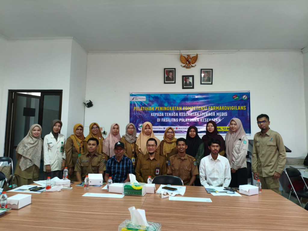Balai Pengawas Obat dan Makanan di Bima menggelar kegiatan “Pelatihan Peningkatan Kompetensi Farmakovigilans bagi Tenaga Kesehatan dan Tenaga Medis. SP/ HIKMAH