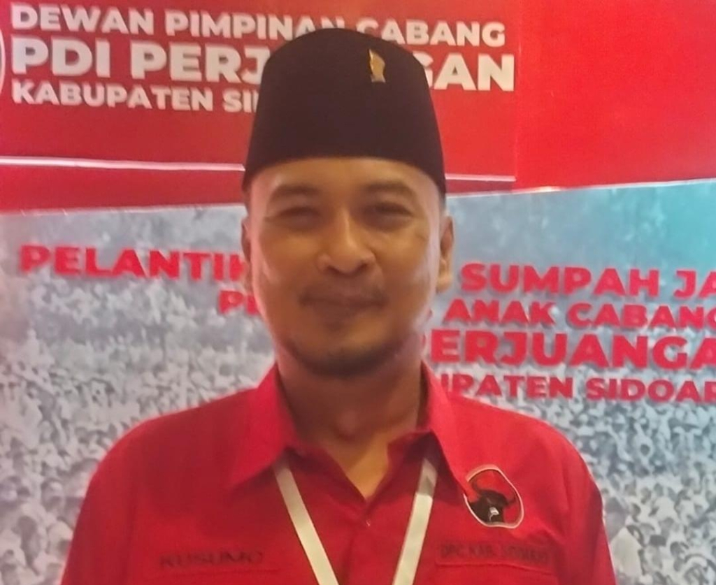 Kusumo Adi Nugroho, SE Kader Militan PDIP Perjuangan yang juga anggota DPRD Sidoarjo. SP/ HIKMAH