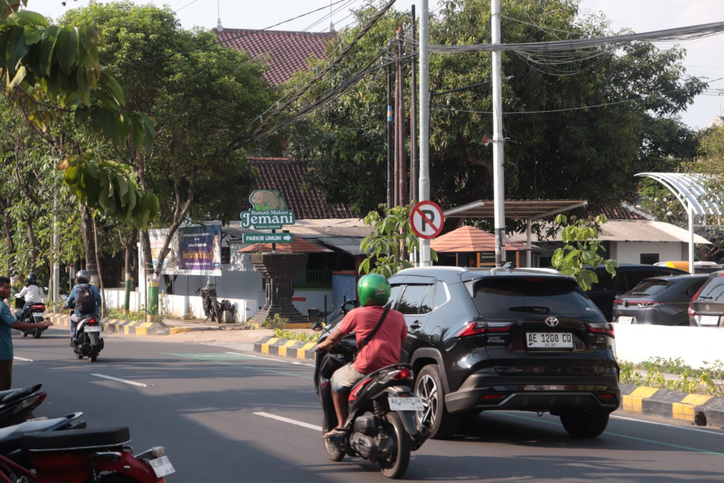 Lahan yang dikelola PT JPC sebagai lahan parkir yang diduga belum mengantongi andalalin.