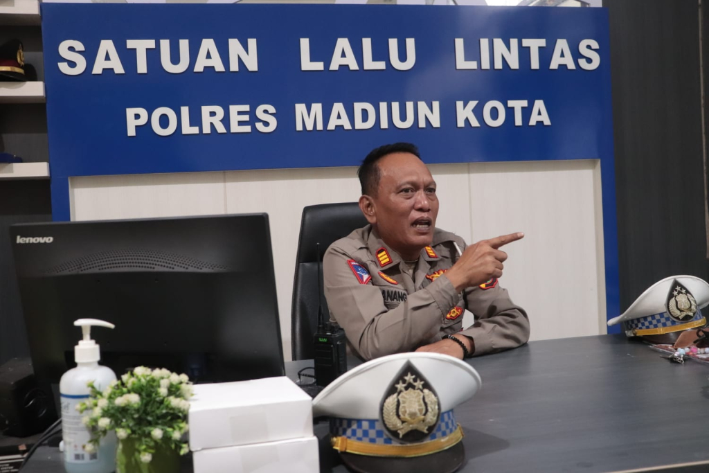 AKP Nanang Cahyono Kasatlantas Polres Madiun Kota.