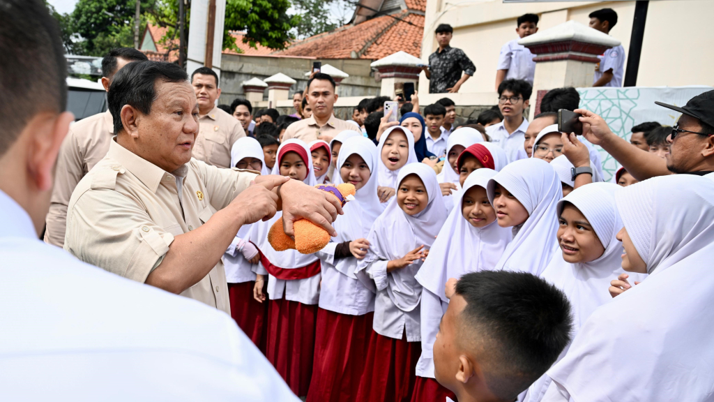 Prabowo, tak Larang Siswa Tolak MBG