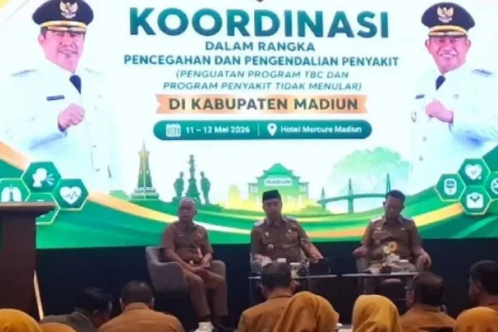 Kegiatan Rakor Pencegahan dan Pengendalian Penyakit, Penguatan Program TBC dan Penyakit Tidak Menular (PTM) di Madiun. SP/ MDN