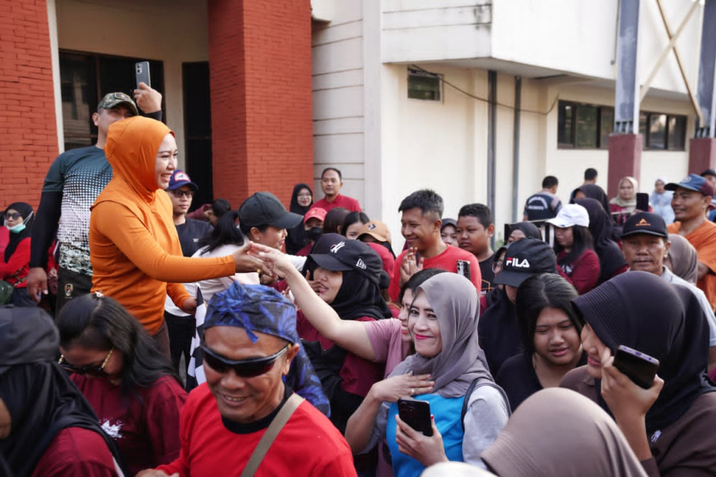 Walikota Ning Ita saat menghadiri peringatan may day 2026. SP/ DWI