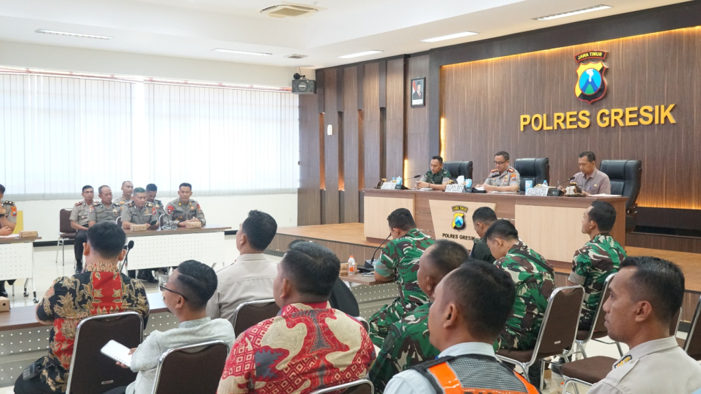 Peristiwa Polres Gresik Perkuat Kolaborasi Pengamanan Pengesahan Warga Baru PSHT Tahun 2026