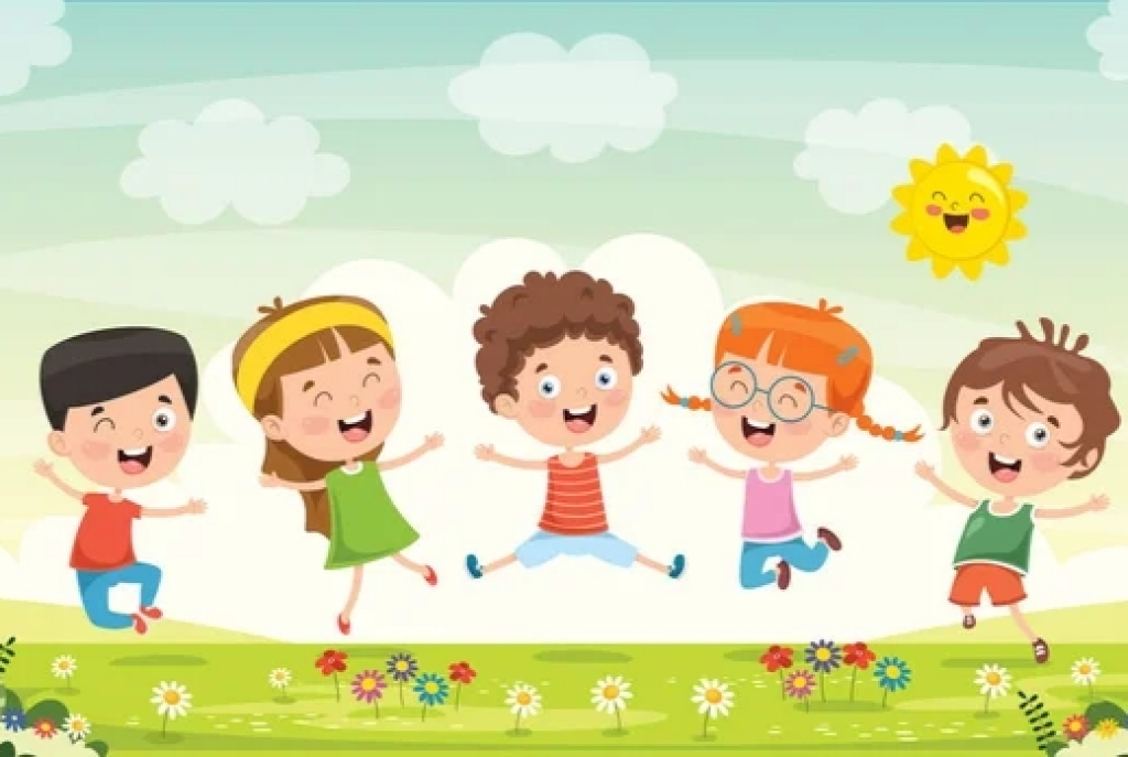 Ilustrasi. Anak anak bermain bersama.