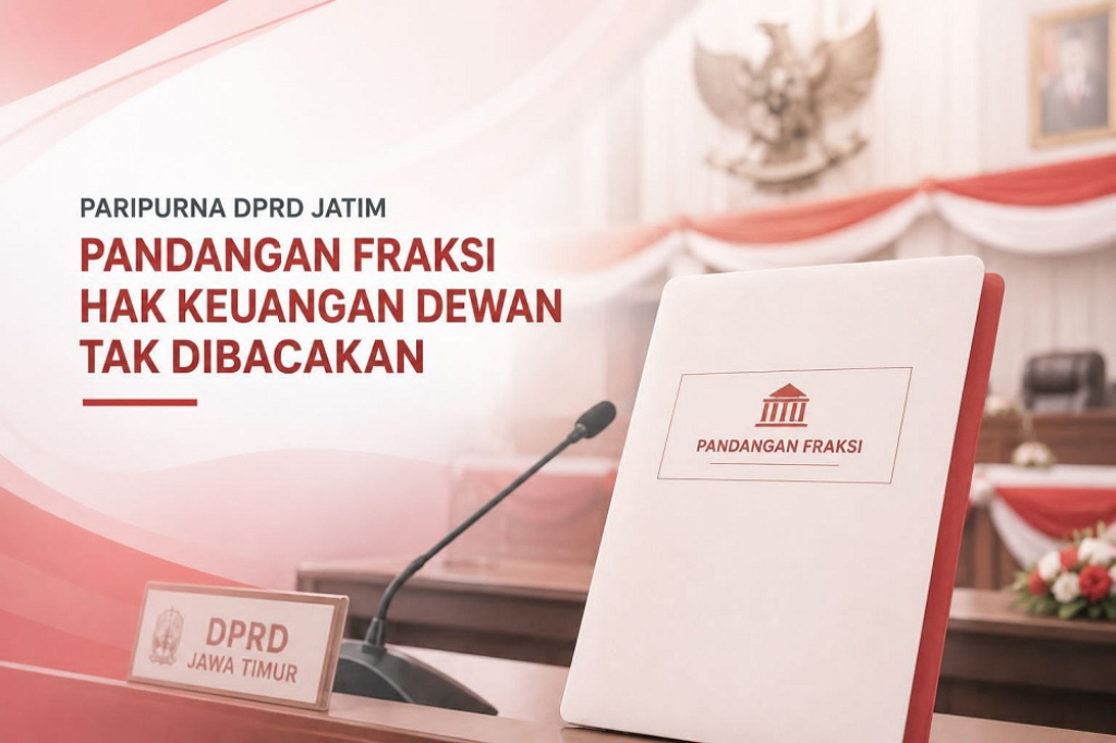 Pelaksanaan sidang Paripurna DPRD Jatim dengan 2 Agenda penting pada hari Rabu 17 Juni 2026. SP/ RIKO