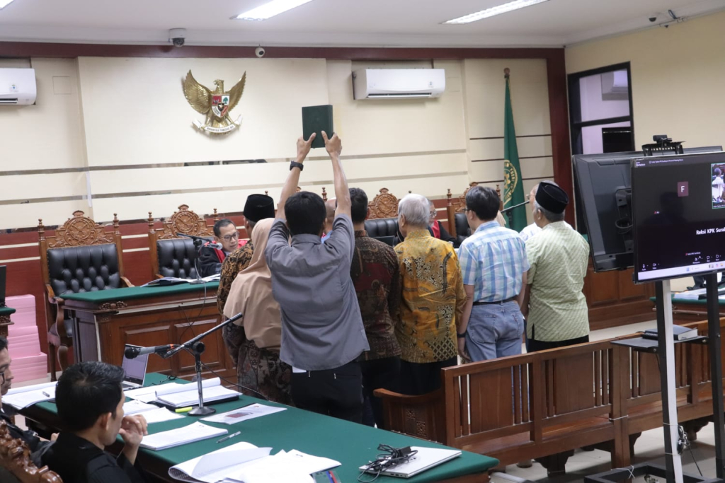 Sidang perkara Maidi di Pengadilan Tipikor Surabaya, Kamis (18/6/2026).