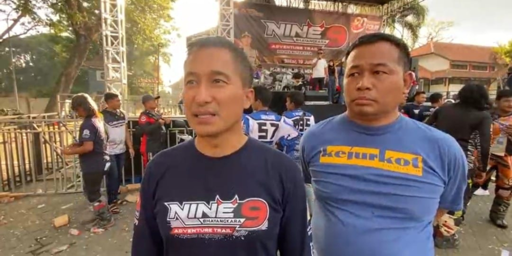 Kapolres Blitar Kots beri keterangan pada awak Media. SP/ Lestariono