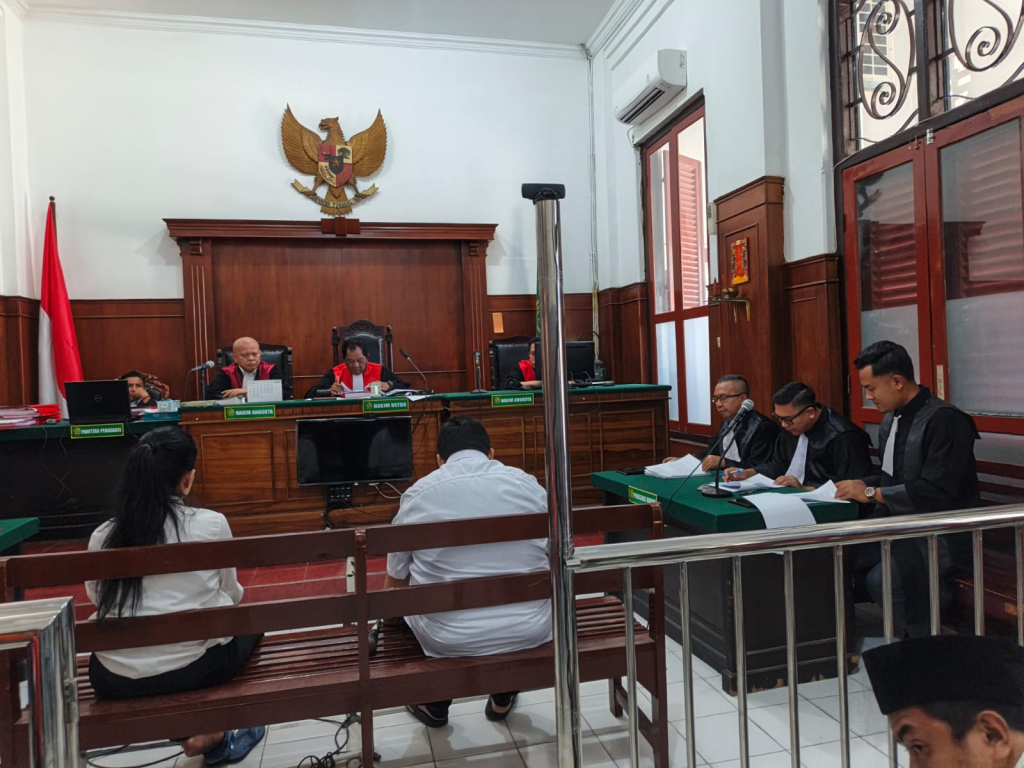 Suasana sidang di Pengadilan Negeri Surabaya, Senin, 6 Juli 2026.