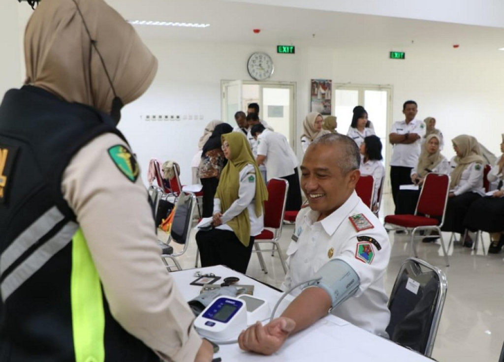 Ilustrasi. Pelayanan cek kesehatan gratis yang digelar di Kota Malang. SP/MLG