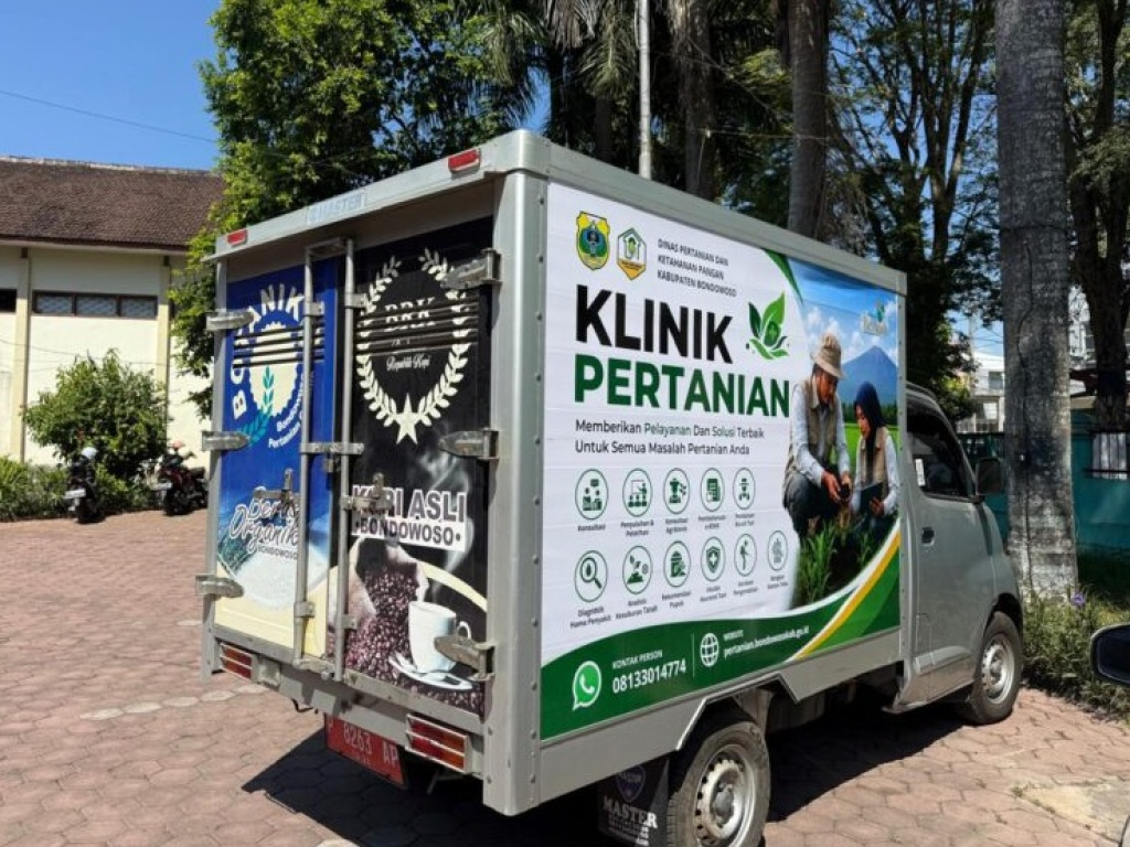 Penampakan mobil klinik pertanian yang diluncurkan DPKP Bondowoso. SP/BDW