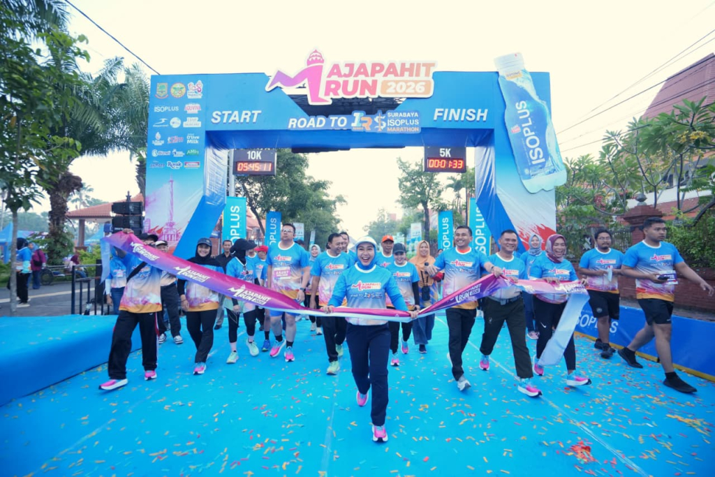 Mojopahit Run 2026 kembali sukses digelar sebagai rangkaian HUT Kota Mojokerto