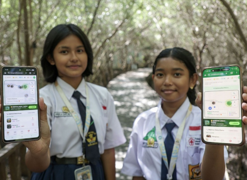 Pemkot Surabaya ajak generasi muda lebih aktif bergerak sekaligus mencintai lingkungan lewat game online berbasis web bernama mangrovethrone.com. SP/Pemkot Surabaya