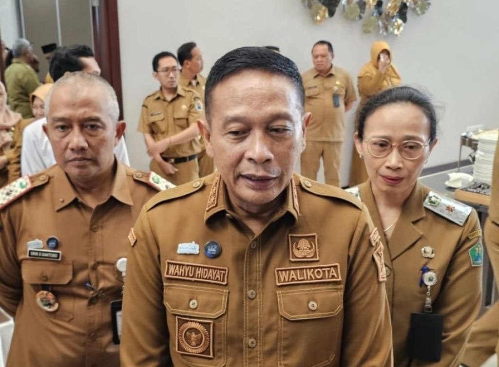 Wali Kota Malang, Jawa Timur, Wahyu Hidayat seusai membuka penyelenggaraan Sistem Pengendalian Intern Pemerintah (SPIP). SP/Foto:Ananto Pradana