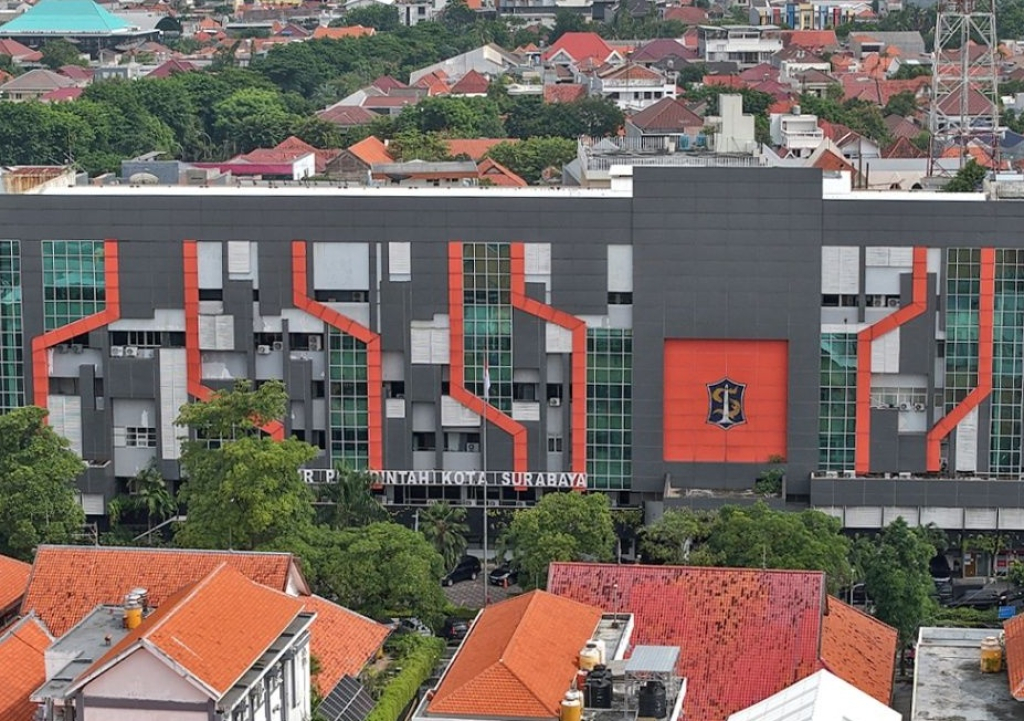 Pembangunan Rumah Susun Sederhana Milik (Rusunami) Kota Surabaya. SP/Foto:Pemkot Surabaya