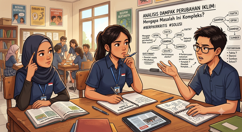 Ilustrasi suasana pembelajaran.