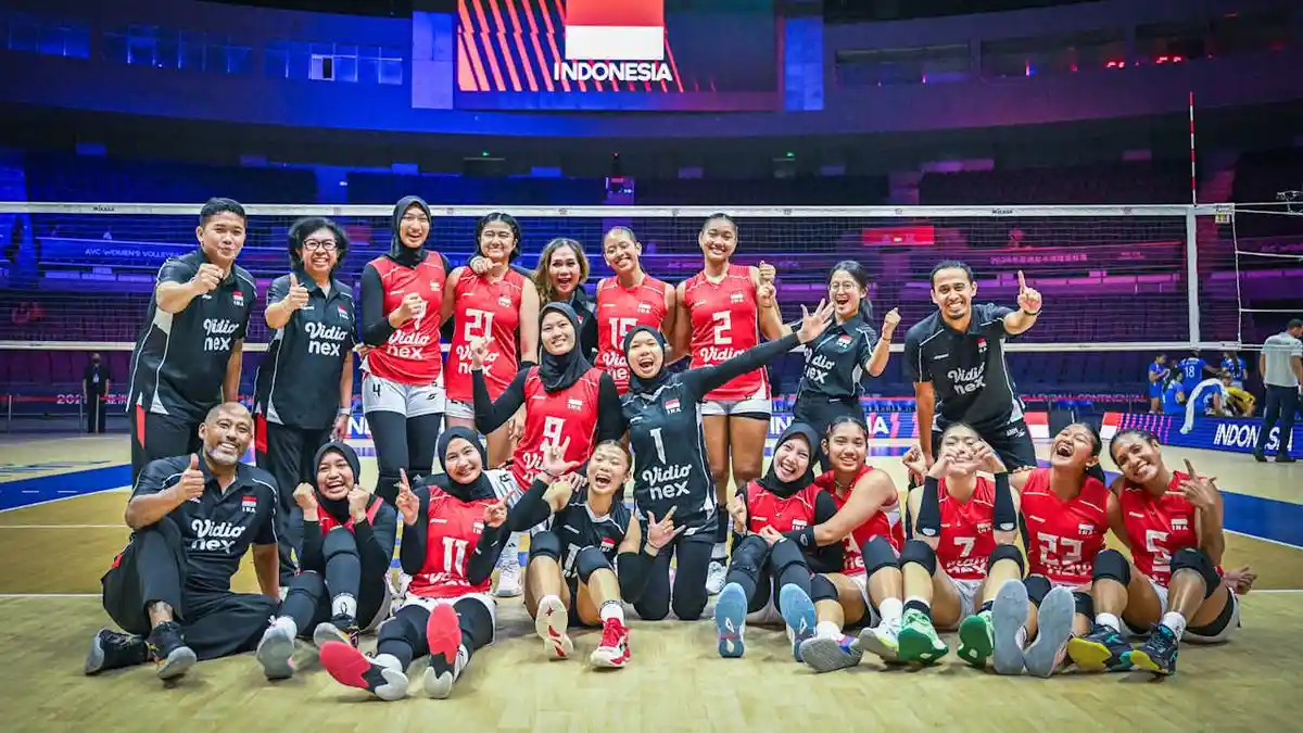 Timnas Voli Putri Indonesia Naik Peringkat