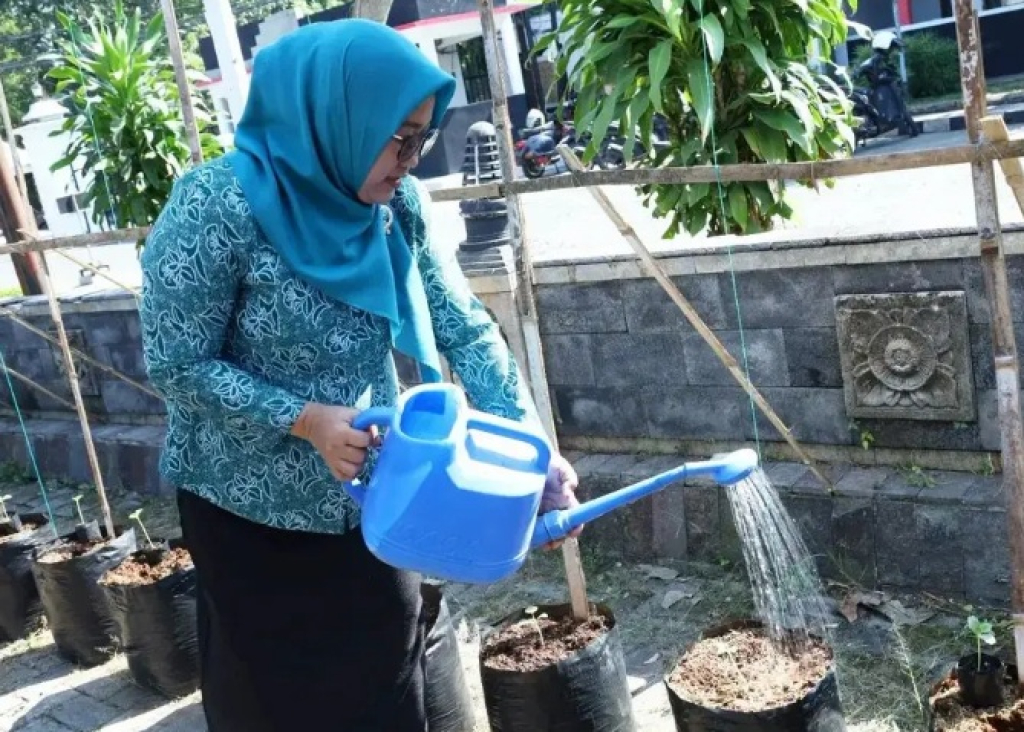Ketua Tim Penggerak PKK Kabupaten Bangkalan Lutfiana Lukman Hakim. SP/BGK