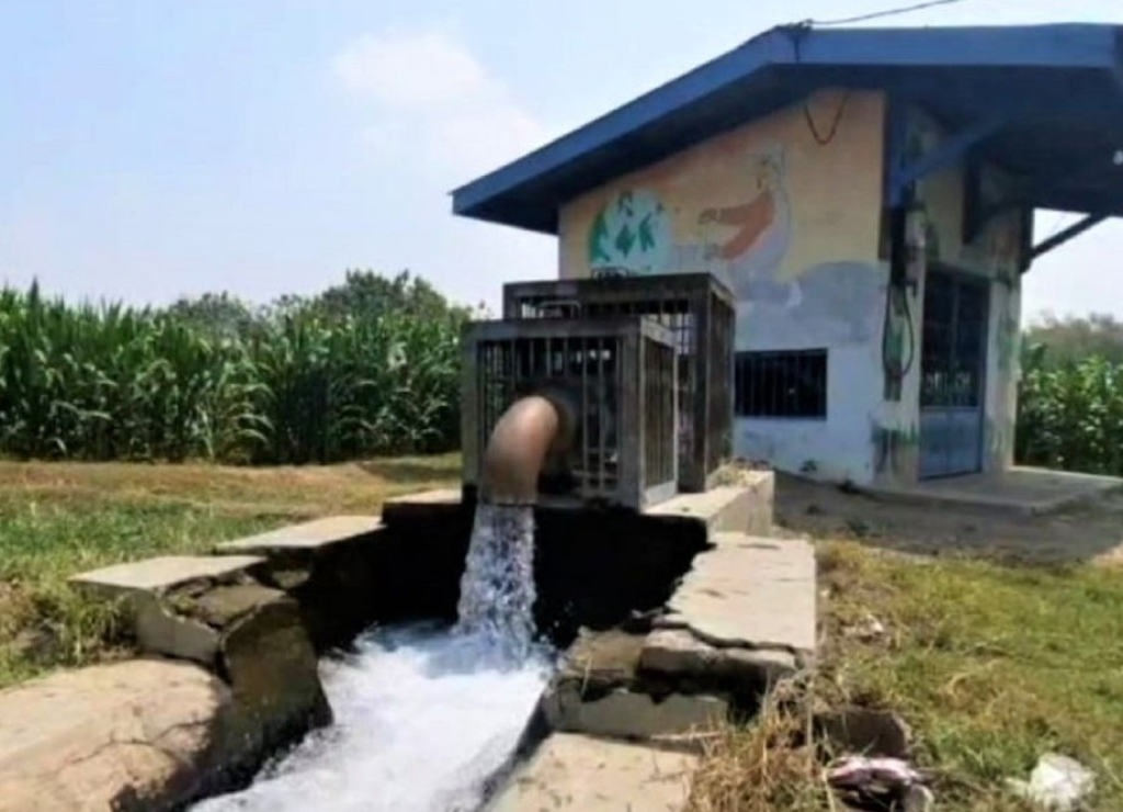 Kondisi salah satu dari 125 sumur pompa irigasi Jaringan Irigasi Air Tanah (JIAT) di Magetan. SP/