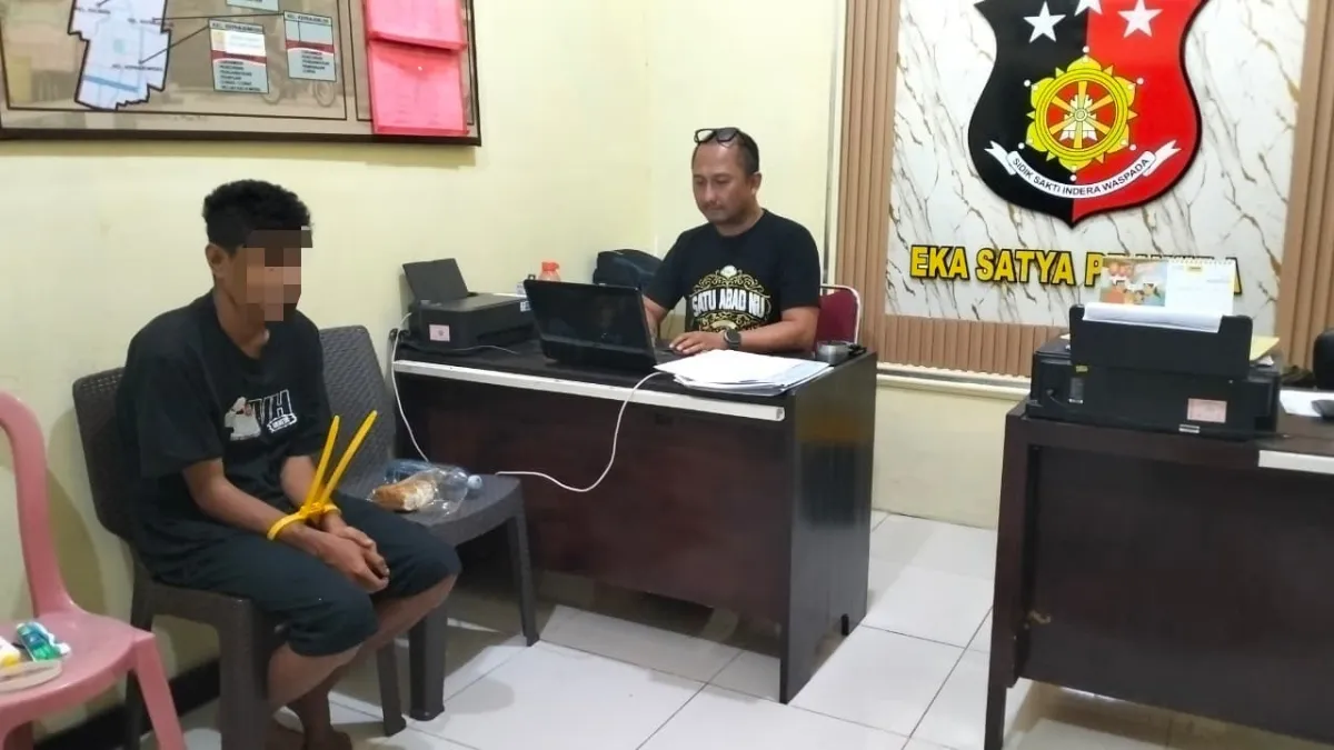 Unit Reskrim Polsek Kepanjenkidul Polres Blitar Berhasil Bekuk pelaku Curanmor