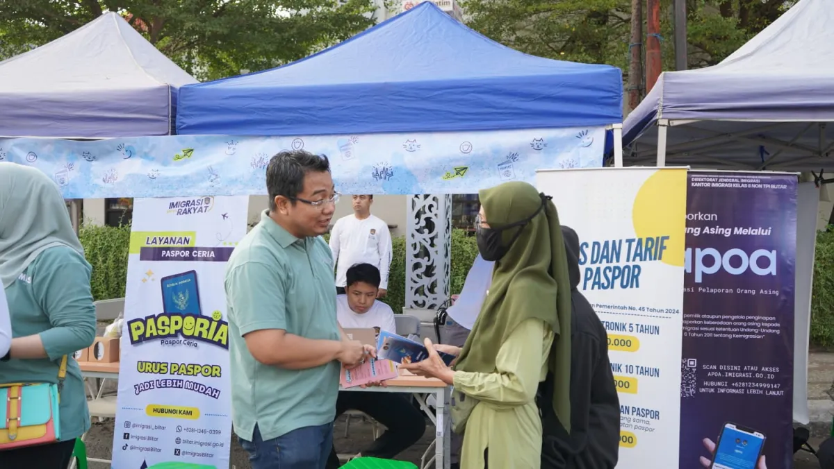 Melalui Inofasi PASPORIA, Kantor Imigrasi Kelas II Non TPI Blitar, Perluas Layanan ke Imigrasian