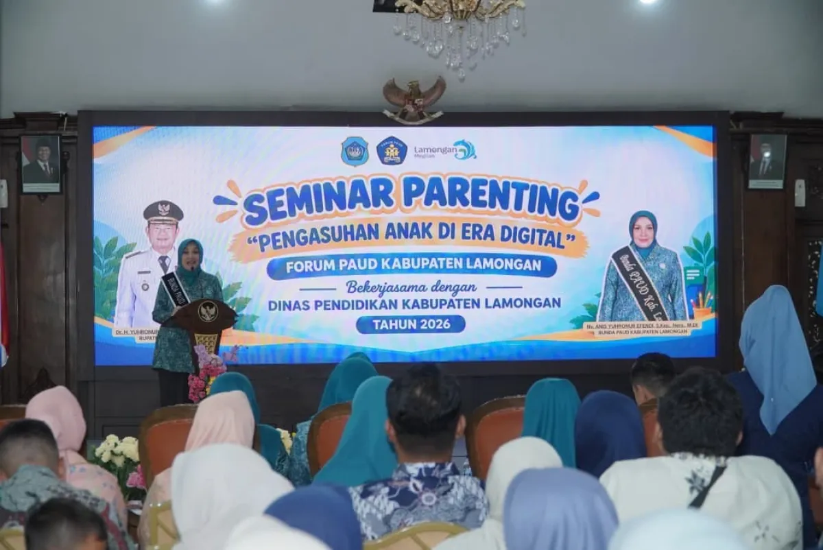 Ajak Ortu Dampingi Anak di Era Digital, Forum PAUD Lamongan Gelar Seminar Parenting