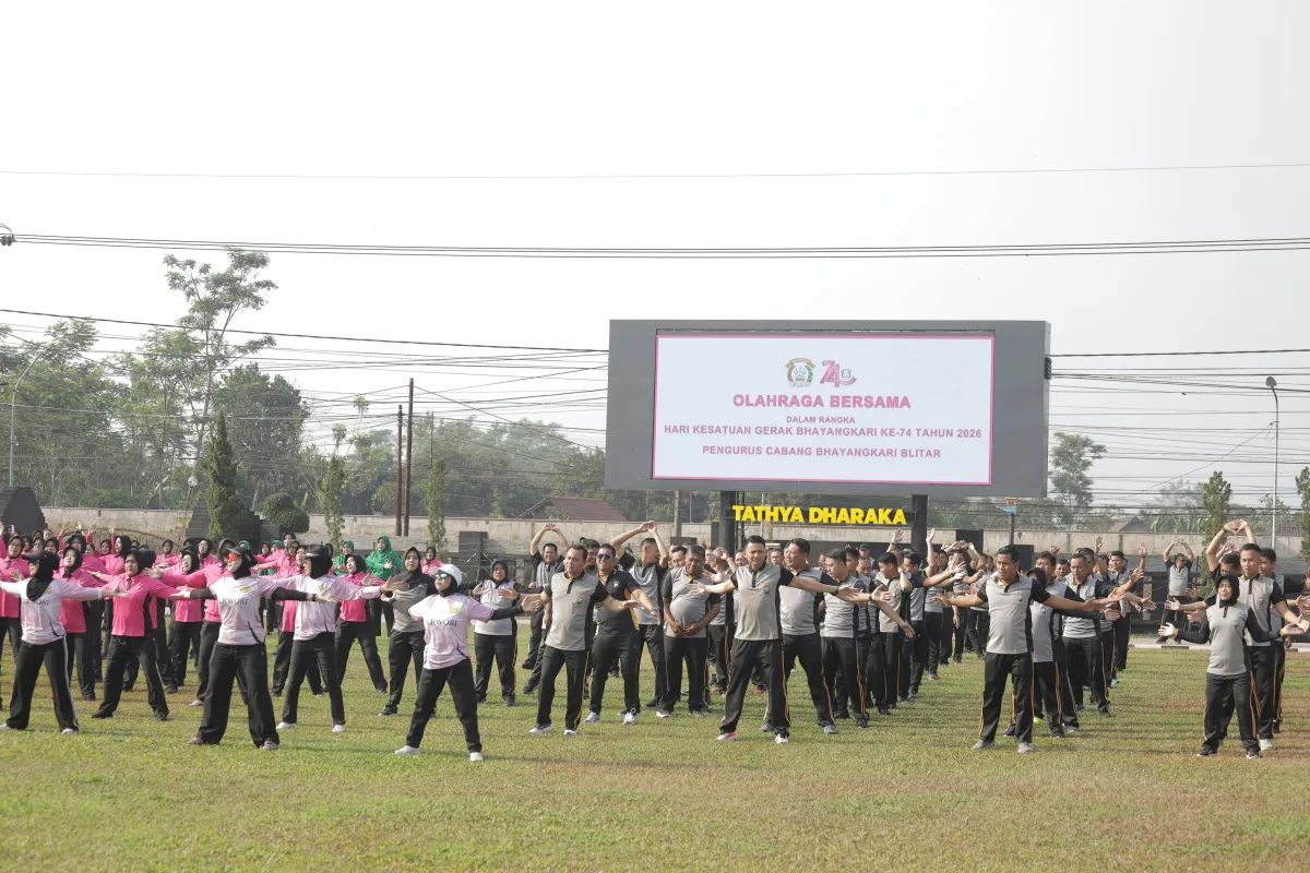 Peringati HKGB ke-74, Kapolres Blitar Ikuti Lomba UMKM hingga Gelar Olah Raga