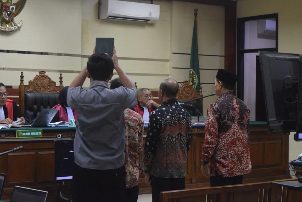 Persidangan lanjutan kasus dugaan korupsi Kota Madiun di pengadilan Tipikor Surabaya.