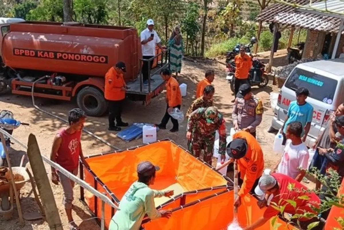 Dampak Kekeringan Terus Meluas, 5 Desa di Ponorogo Mulai Krisis Air Bersih
