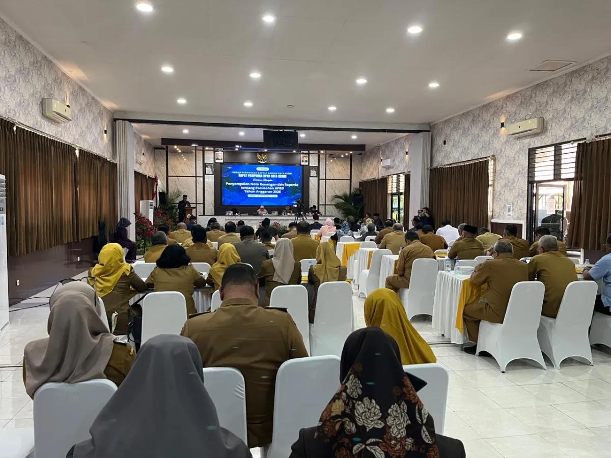 DPRD Kota Kediri Gelar Paripurna Pembacaan Nota Keuangan Rancangan P-APBD TA 2026