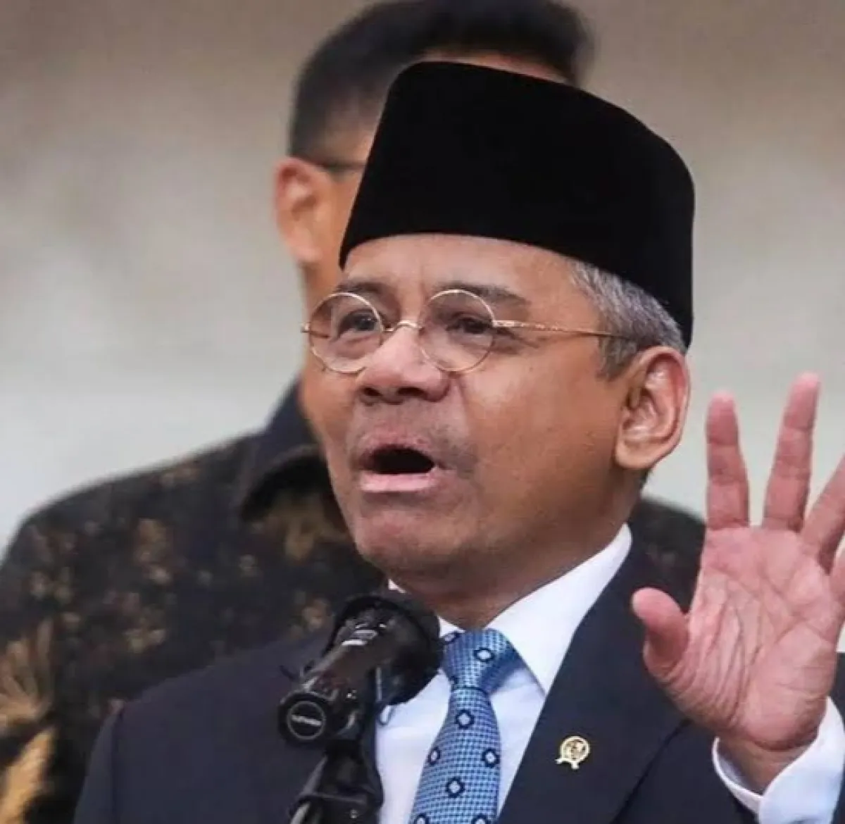 Menkeu Suahasil Bungkam Dicecar Wartawan