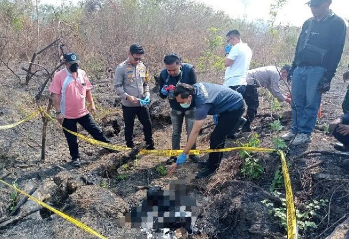 Kerangka Manusia di Tengah Lahan Tebu, Bikin Geger Warga Lamongan