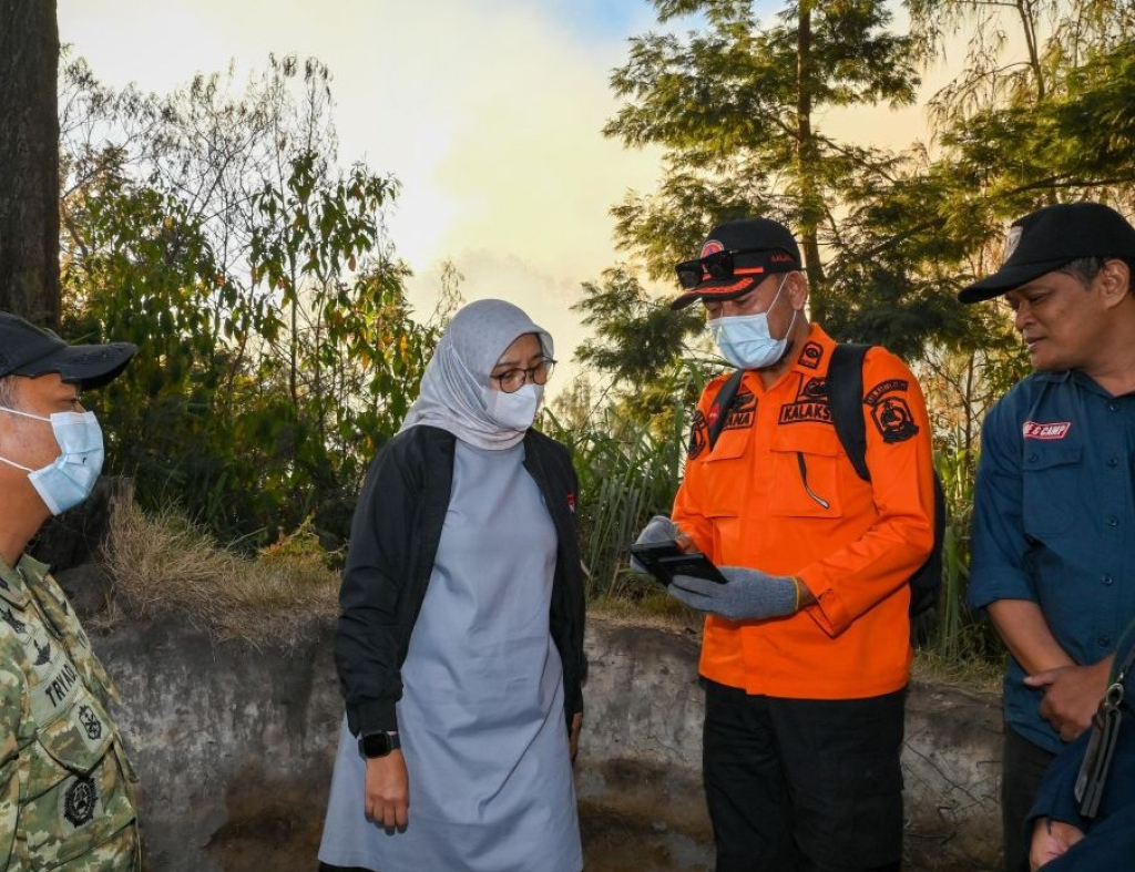Pemkab usul helikopter pengebom air untuk tangan karhutla Ijen. SP/ BYW