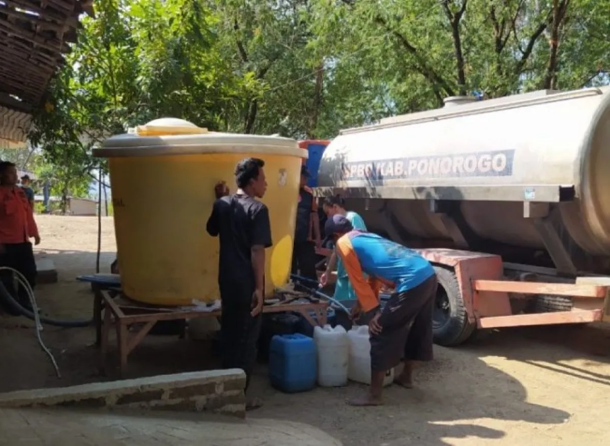 Krisis Kekeringan, Ponorogo Tambah Pasokan Air Bersih ke Daerah Terdampak