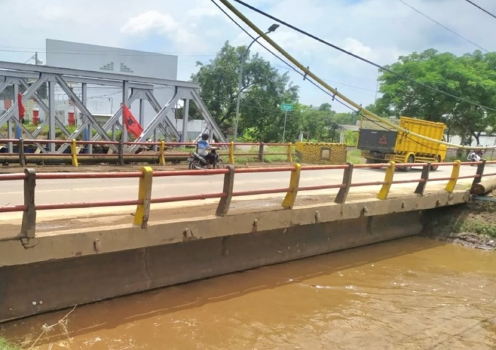 Jembatan Buk Wedi di Kota Pasuruan. SP/ PSR