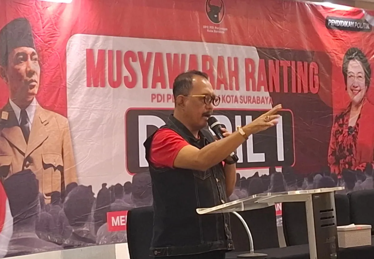 Buka Musran PDIP Surabaya, Armuji Minta Kader Turun ke Rakyat dan dan Menangkan 2029