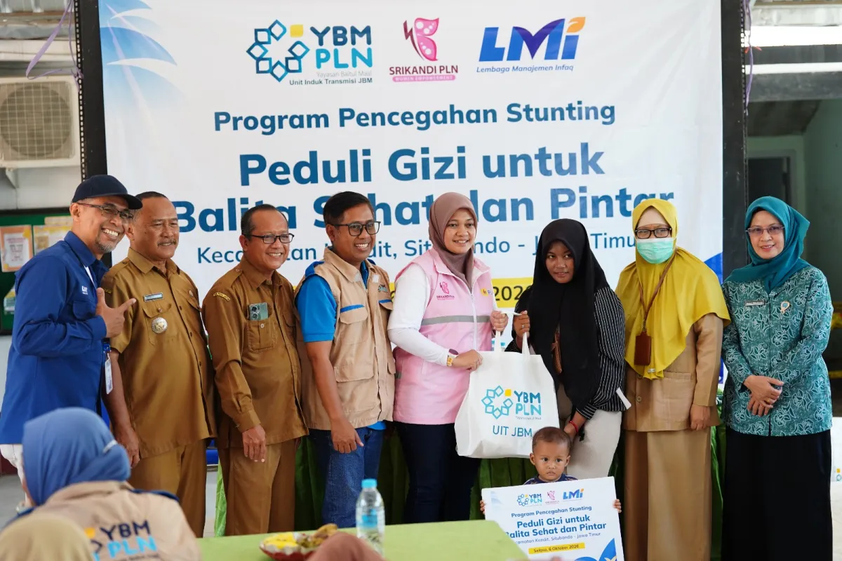Tekan Risiko Gagal Tumbuh, YBM PLN UIT JBM Beri Pendampingan Bagi 77 Balita di Situbondo