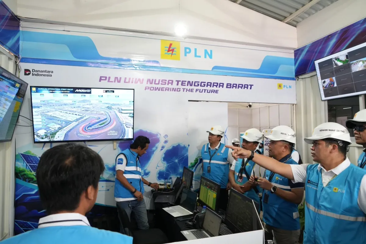 Jaga Keandalan Listrik Selama Perhelatan MotoGP Mandalika, Direktur Pembangkitan PLN Pantau Control Room