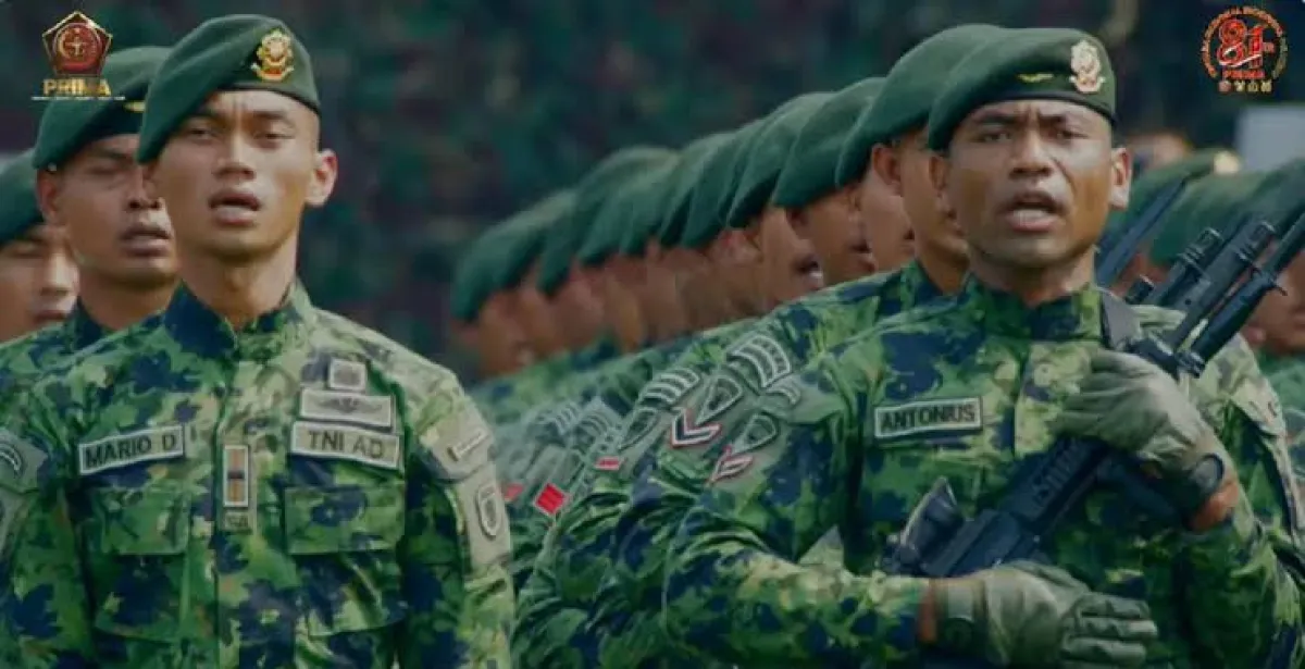 Seragam PDU TNI Mirip Seragam Tentara Korea Utara