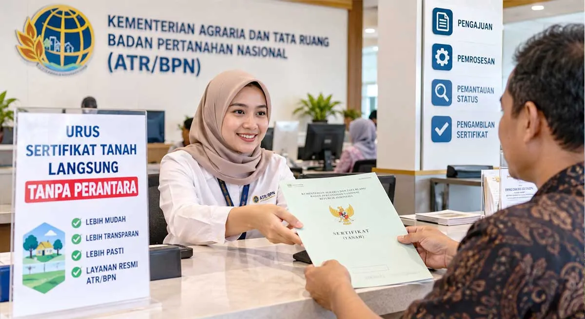 BPN Imbau Masyarakat Tak Gunakan Perantara untuk Urus Tanah