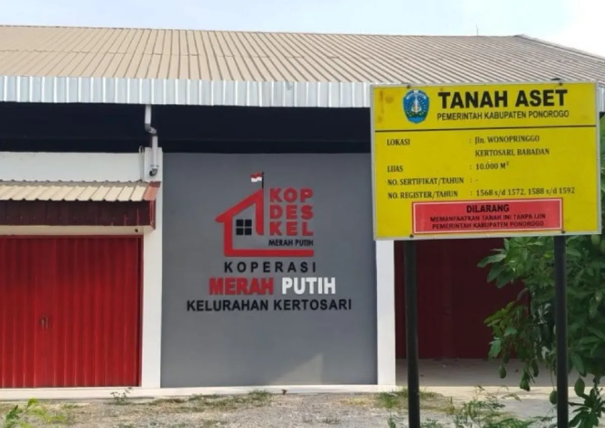 Rampung Dibangun, Operasional 252 KDKMP Ponorogo Masih Tunggu Verifikasi Lapangan