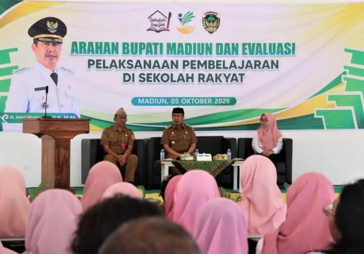 Pastikan Pembelajaran Efektif, Pemkab Madiun Terus Evaluasi Sekolah Rakyat
