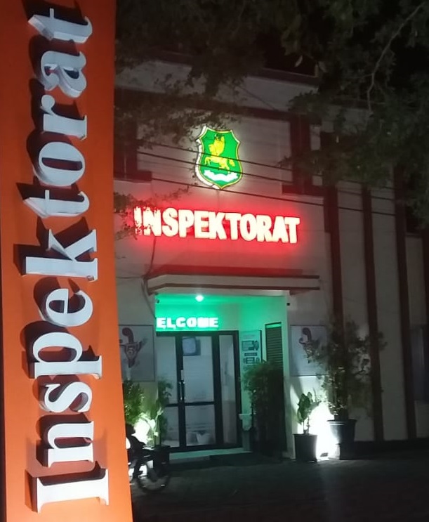 Kantor Inspektorat, Jalan Kamboja No. 31 Kab. Sumenep, terlihat dari Samping. SP/Ainur Rahman