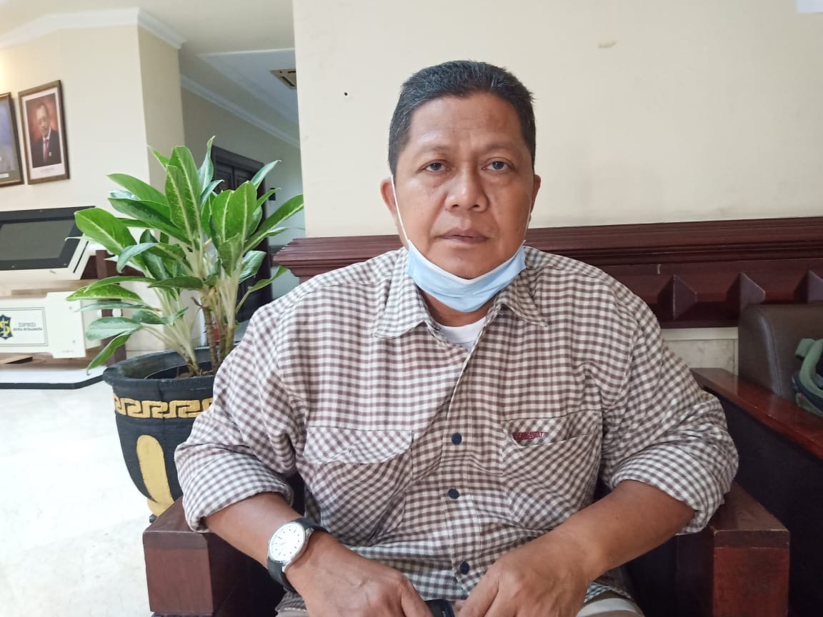 Koordinator Surabaya Corruption Watch Indonesia (SCWI) Hari Cipto Wiyono. SP/Alqomaruddin.